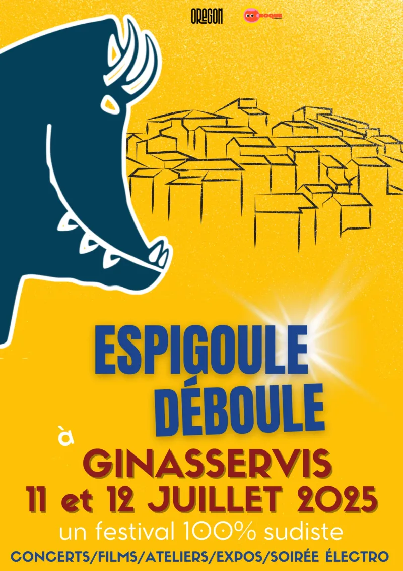 Affiche Espigoule Déboule 2025 à Ginasservis, 11 et 12 juillet 2025